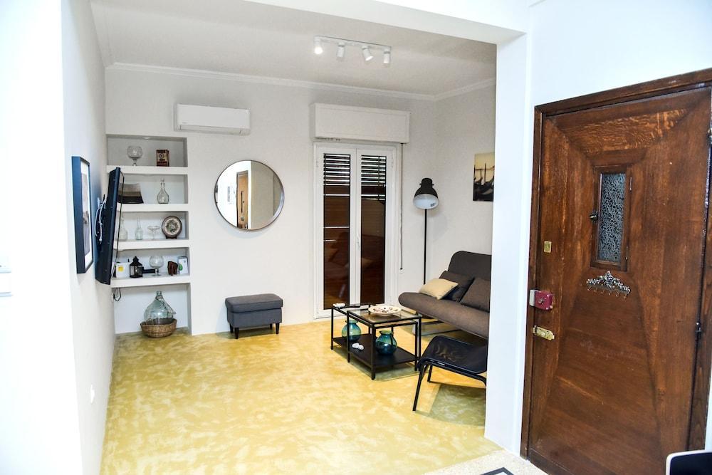 Central Apartment At Echarxia 2 Beds For 5 Pers By Mps Athens Luaran gambar